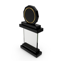 Acrylic Award Black PNG & PSD Images