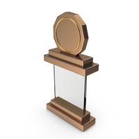 Acrylic Award Bronze PNG & PSD Images
