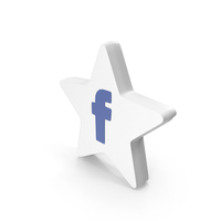 Social Media Icon Facebook Star PNG & PSD Images