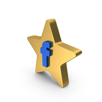 Social Media Icon Facebook Star PNG & PSD Images