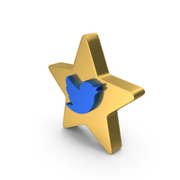 Social Media Icon Twitter Star PNG & PSD Images