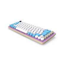 Mechanical Keyboard with Emoji Keys PNG & PSD Images