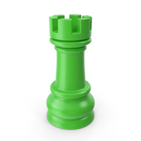 Green Chess Piece Rook PNG & PSD Images