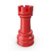 Red Chess Piece Rook PNG & PSD Images