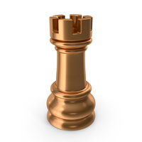 Copper Chess Piece Rook PNG & PSD Images