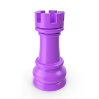 Purple Chess Piece Rook PNG & PSD Images