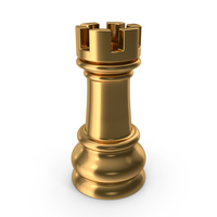 Gold Chess Piece Rook PNG & PSD Images