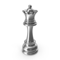 Silver Chess Piece Queen PNG & PSD Images