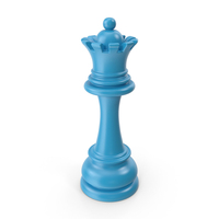 Blue Chess Piece Queen PNG & PSD Images