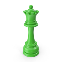 Green Queen Chess Piece PNG & PSD Images