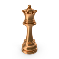 Copper Chess Piece Queen PNG & PSD Images