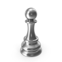 Silver Chess Pawn Piece PNG & PSD Images
