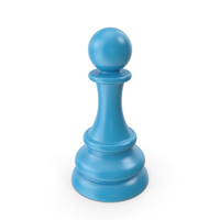 Blue Chess Piece Pawn PNG & PSD Images