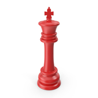 Red Chess Piece King PNG & PSD Images