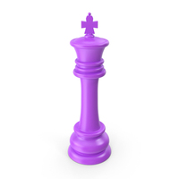 Purple Chess King Piece PNG & PSD Images
