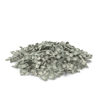 Small 1 Dollar Bills Pile PNG & PSD Images