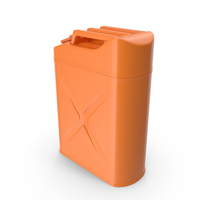 Orange Fuel Can PNG & PSD Images