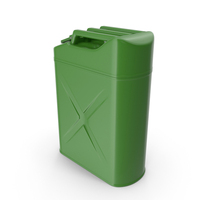 Green Fuel Can PNG & PSD Images