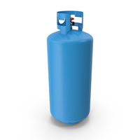 Blue Small Gas Cylinder PNG Images & PSDs for Download