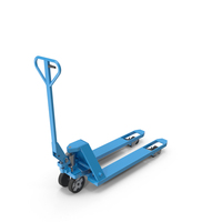 Blue Hand Pallet Truck PNG & PSD Images