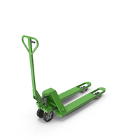 Green Hand Pallet Truck PNG & PSD Images