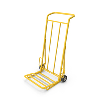 Yellow Hand Truck PNG & PSD Images