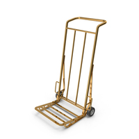 Gold Hand Truck PNG & PSD Images