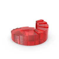 Red Glass Pie Chart PNG & PSD Images