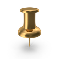 Gold Pin PNG & PSD Images