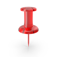 Red Glass Pin PNG & PSD Images