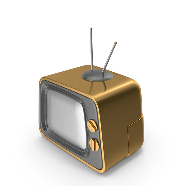 Gold Cartoon Television PNG & PSD Images