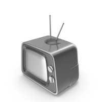 Silver Cartoon Television PNG & PSD Images