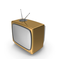 Gold Cartoon Television PNG & PSD Images