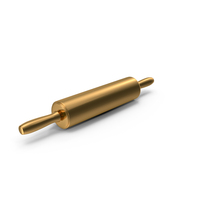 Gold Rolling Pin PNG & PSD Images