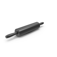 Black Rolling Pin PNG & PSD Images