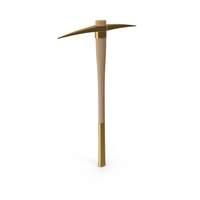 Gold Pickaxe PNG & PSD Images