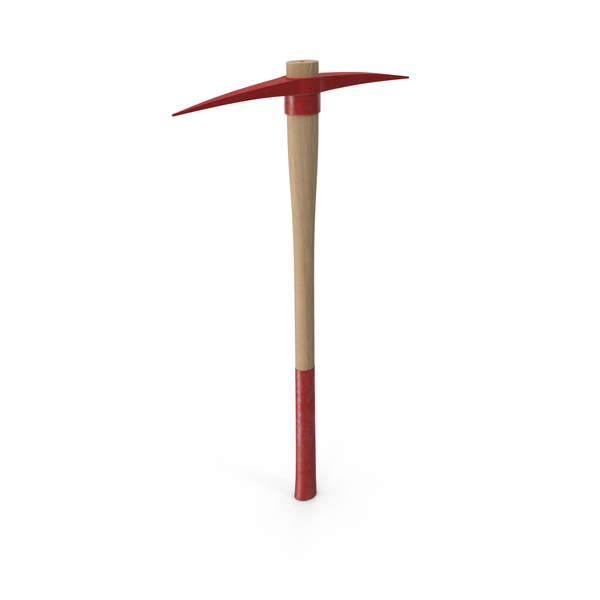 Red Pickaxe PNG & PSD Images