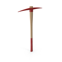 Red Pickaxe PNG & PSD Images