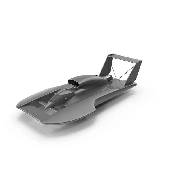 Silver Speedboat PNG & PSD Images
