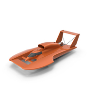 Orange Speedboat PNG & PSD Images