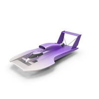 Speedboat With Purple Gradient Color PNG & PSD Images