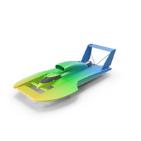Speedboat With Gradient Color PNG & PSD Images