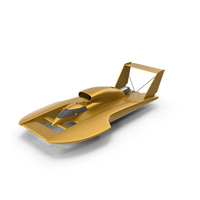 Gold Speed Boat PNG & PSD Images