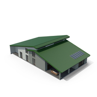House With Green Roof PNG & PSD Images