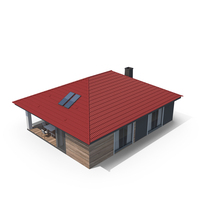 House Red PNG & PSD Images