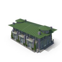 Old Green Building PNG & PSD Images