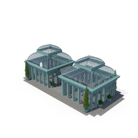 Old Building Green PNG & PSD Images
