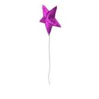 Star Balloon Single Pink PNG & PSD Images