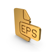Eps Files Document Document Icon Gold PNG & PSD Images