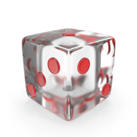 Dice Shape Glass PNG & PSD Images